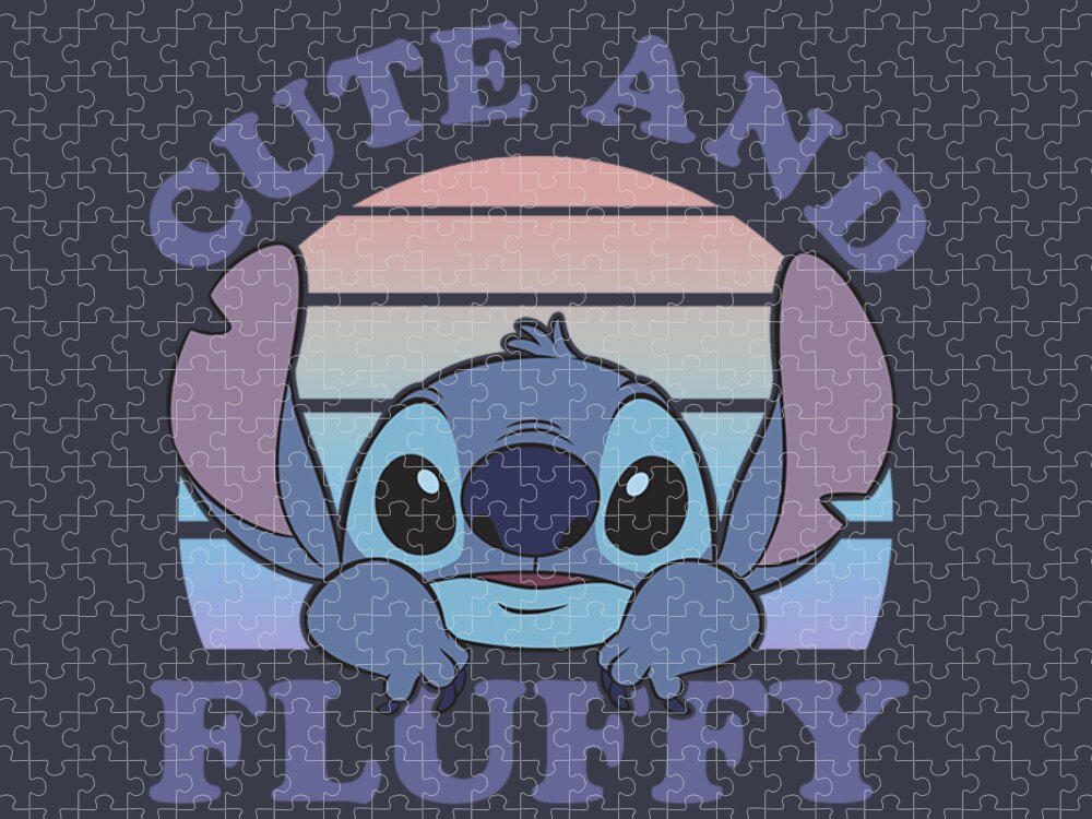 Disney Lilo Stitch 626 Stitch Day Cute And Fluffy Jigsaw Puzzle by JoeLoz  Nayra - Pixels