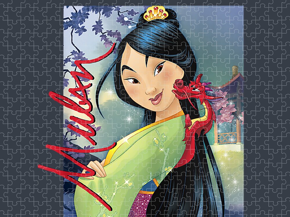 Disney Mulan Signature Jigsaw Puzzle by Jaxsoo Deem - Pixels