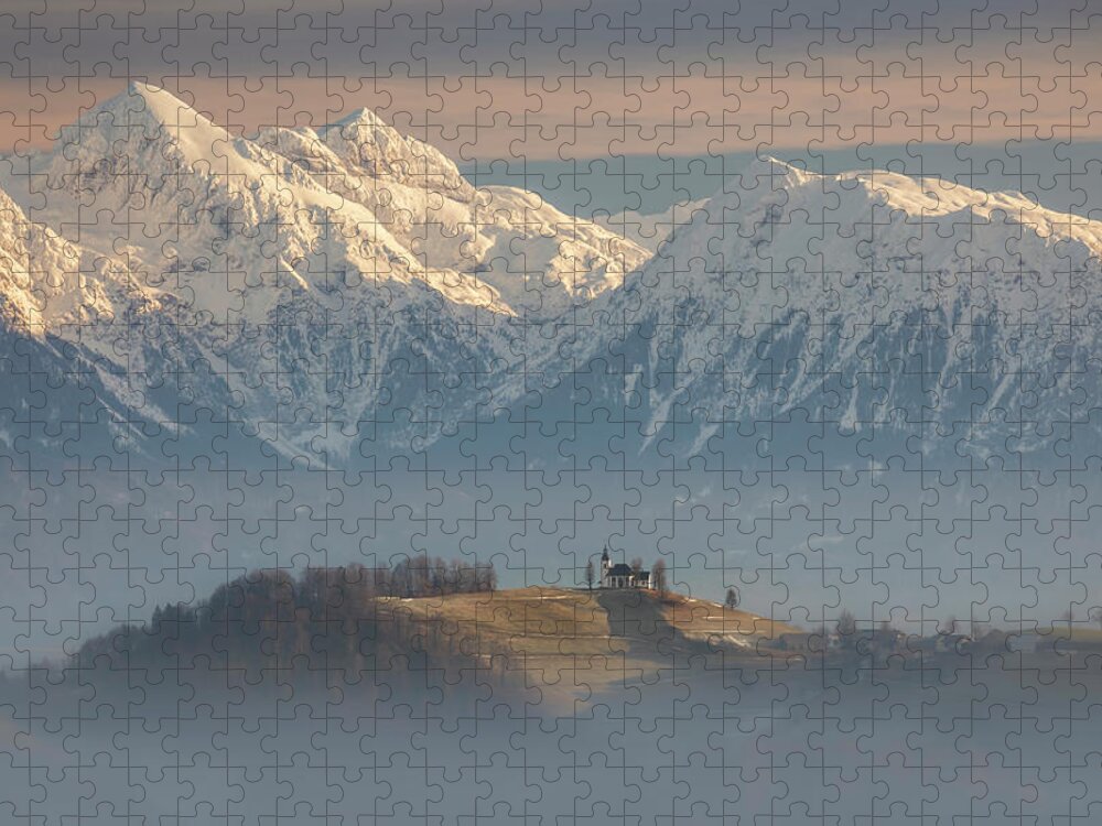 Slovenia Jigsaw Puzzle featuring the photograph Distant view by Piotr Skrzypiec
