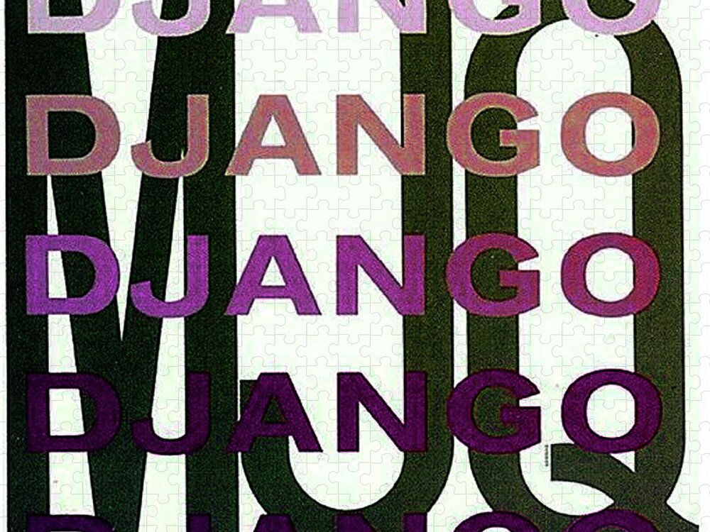 Django Jigsaw Puzzle featuring the photograph Django by Imagery-at- Work