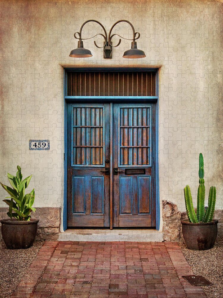 Doors Jigsaw Puzzle featuring the photograph Doubleheader by Carmen Kern