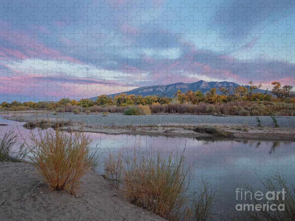 Landscape Jigsaw Puzzle featuring the photograph Down by the River by Seth Betterly