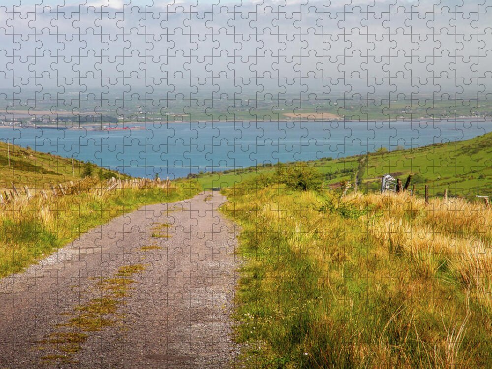 Hill Jigsaw Puzzle featuring the photograph Down to Tralee Bay by Mark Callanan