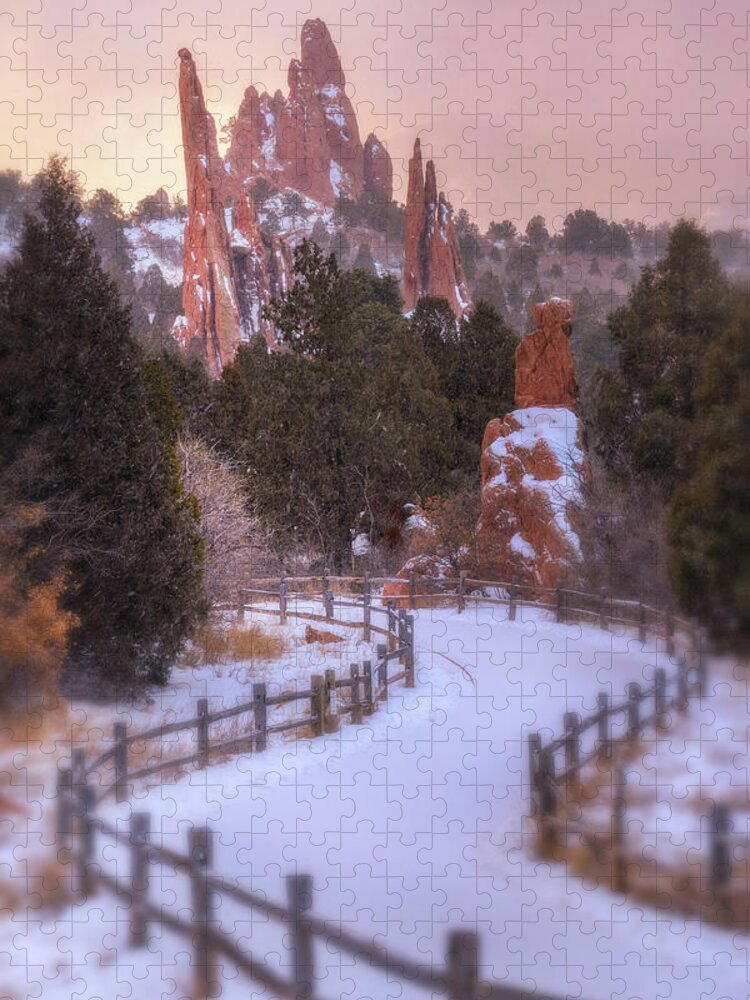 Garden Of The Gods Jigsaw Puzzle featuring the photograph Dreams in the Garden by Darren White