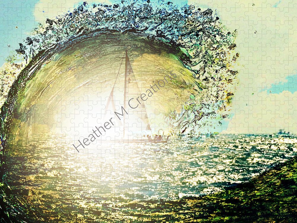 Ocean Jigsaw Puzzle featuring the photograph Dreamscape by Heather M Photography