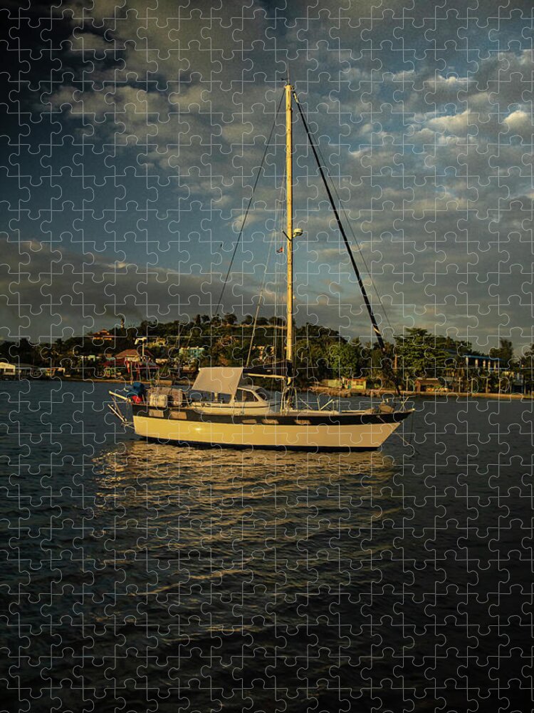 Drop The Sails Jigsaw Puzzle featuring the photograph Drop the sails by Micah Offman