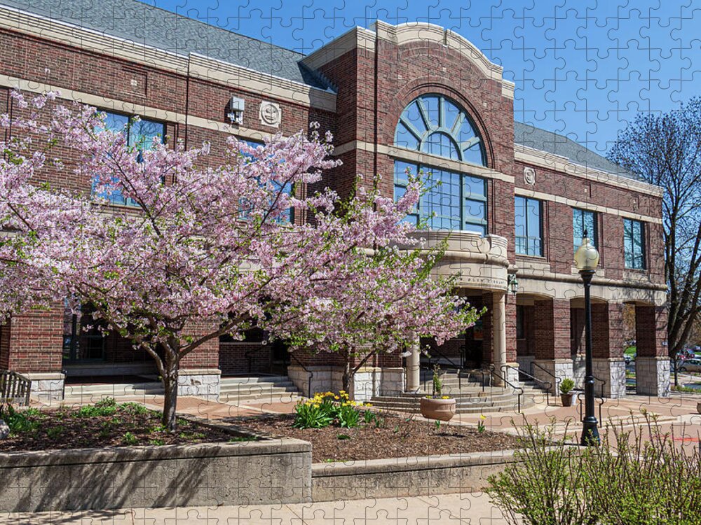 Drury Jigsaw Puzzle featuring the photograph Drury University Olin Library by Allin Sorenson