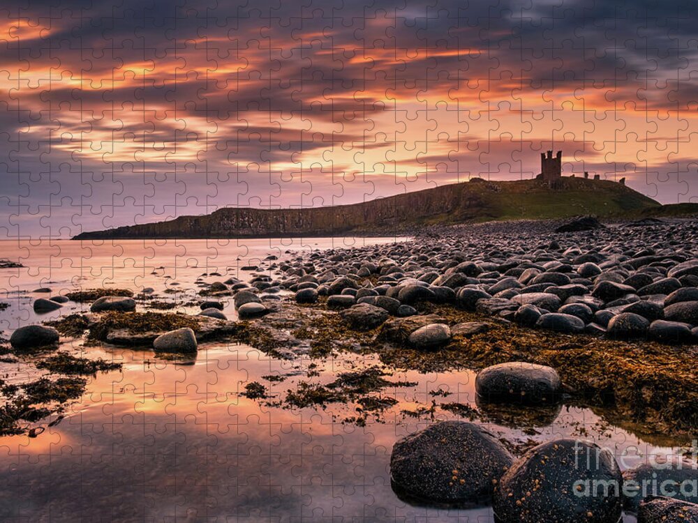 Dunstanburgh Jigsaw Puzzle featuring the photograph Dunstanburgh Castle, Northumberland, England by Philip Preston
