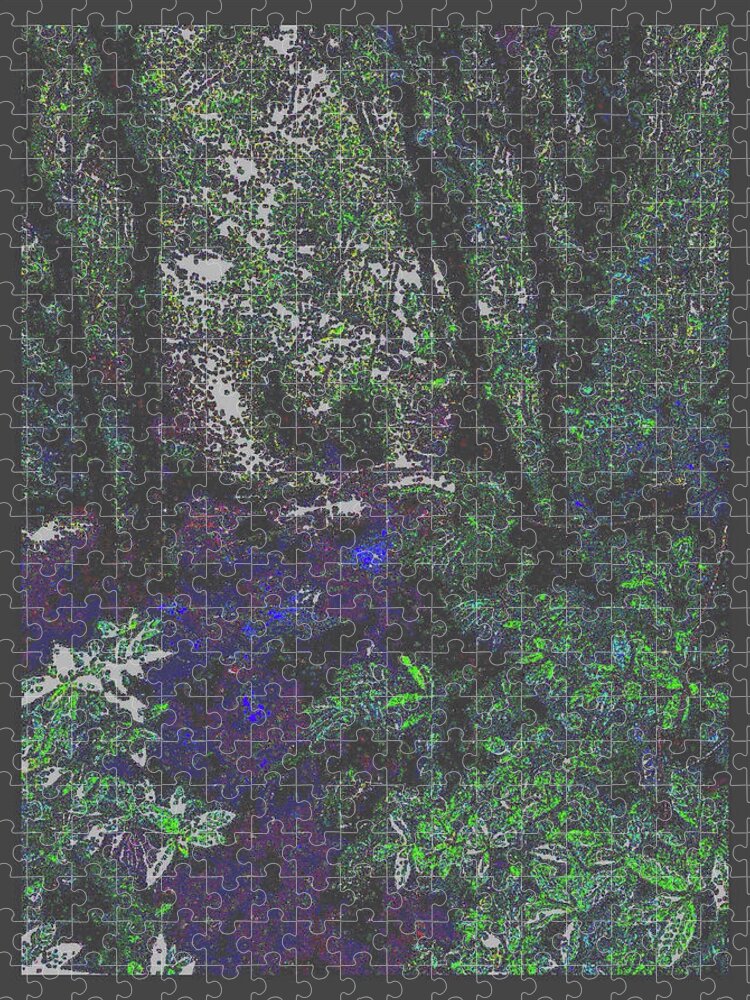  Jigsaw Puzzle featuring the digital art El Yunque National Forest by Wil