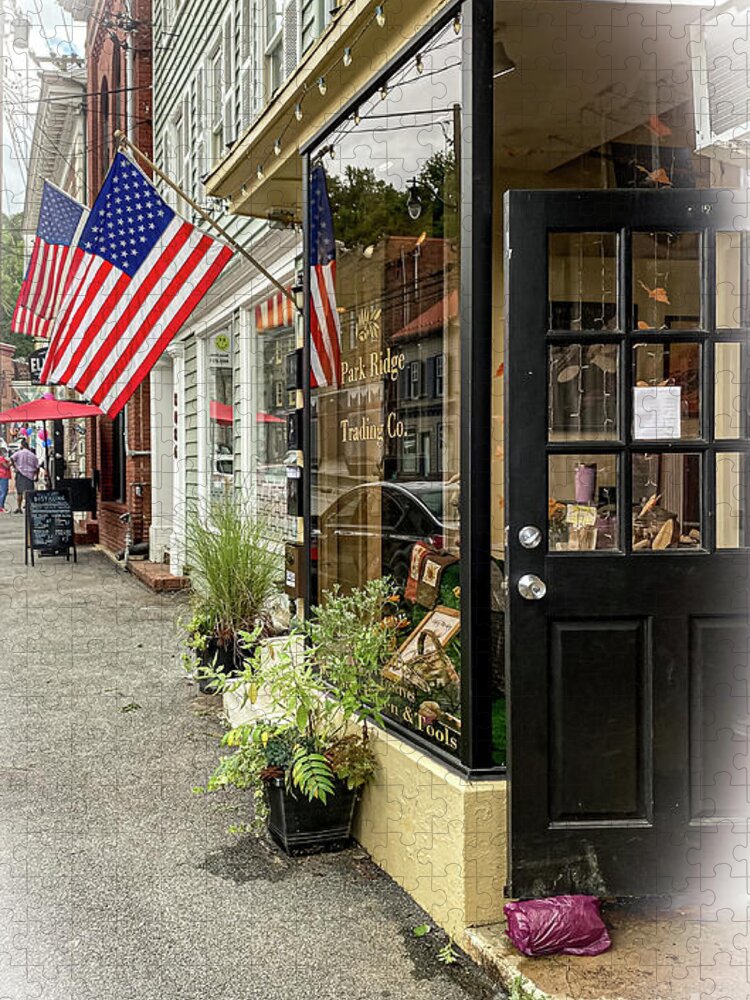 Flag Jigsaw Puzzle featuring the photograph Ellicott City Maryland 12 by William Norton