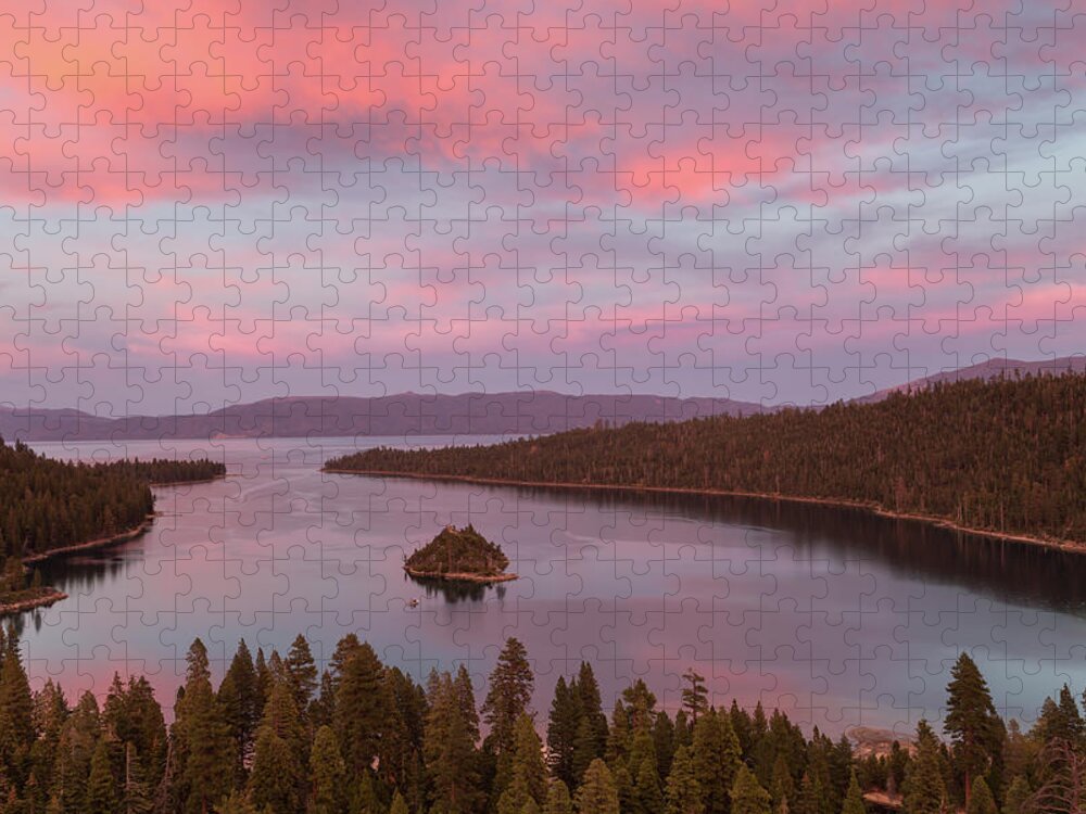 Lake Tahoe Jigsaw Puzzle featuring the photograph Emerald Bay, Lake Tahoe by Paul Schultz