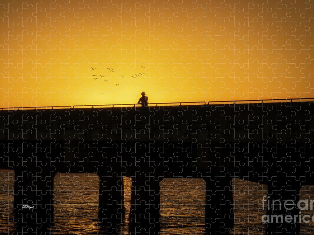 Sunset Jigsaw Puzzle featuring the photograph End of Day by DB Hayes