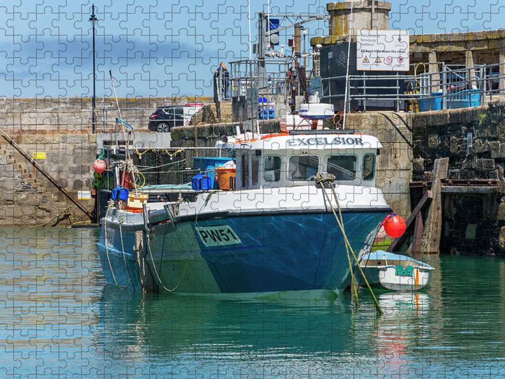 Fishing Jigsaw Puzzle featuring the photograph Excelsior by Steev Stamford