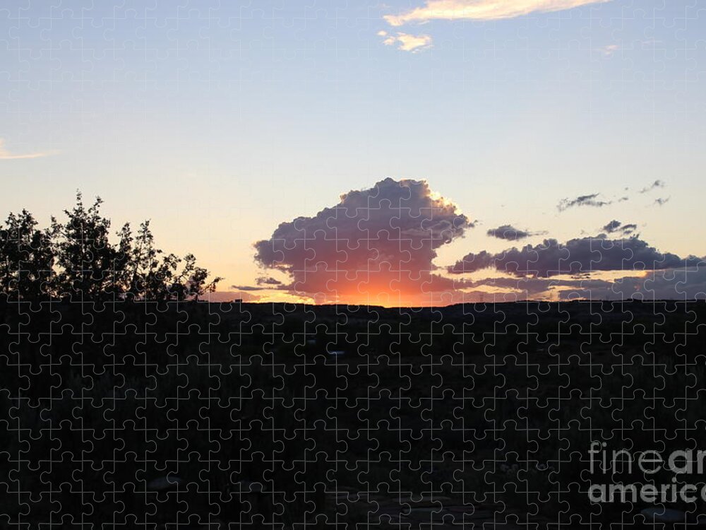 Clouds Jigsaw Puzzle featuring the photograph Explosion of Nature by Doug Miller