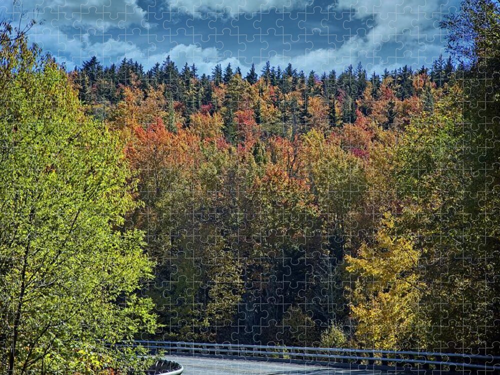 Fall Jigsaw Puzzle featuring the photograph Fall Color on the Blue Ridge Parkway by Ronald Lutz