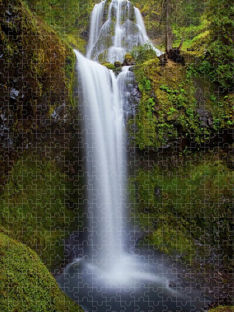 Washington Jigsaw Puzzle featuring the photograph Falls Creek Falls by Darren White