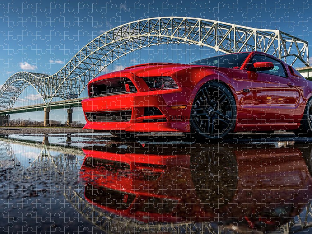 Automotive Jigsaw Puzzle featuring the photograph Fast Car by Darrell DeRosia