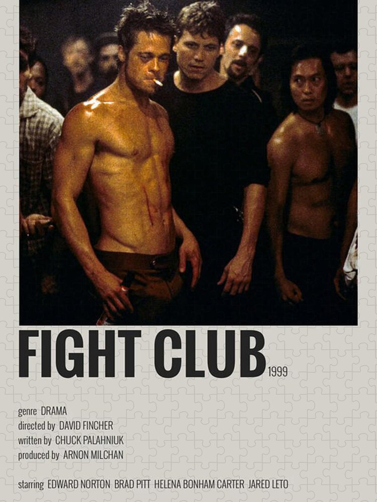 Fight Club 1999 Vintage Inspired Movie Poster - No Frame