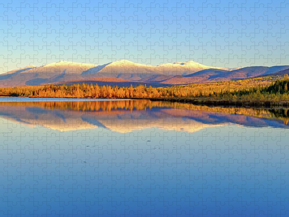 New Hampshire Jigsaw Puzzle featuring the photograph First Snow On the Presidential Range 2 by Jeff Sinon