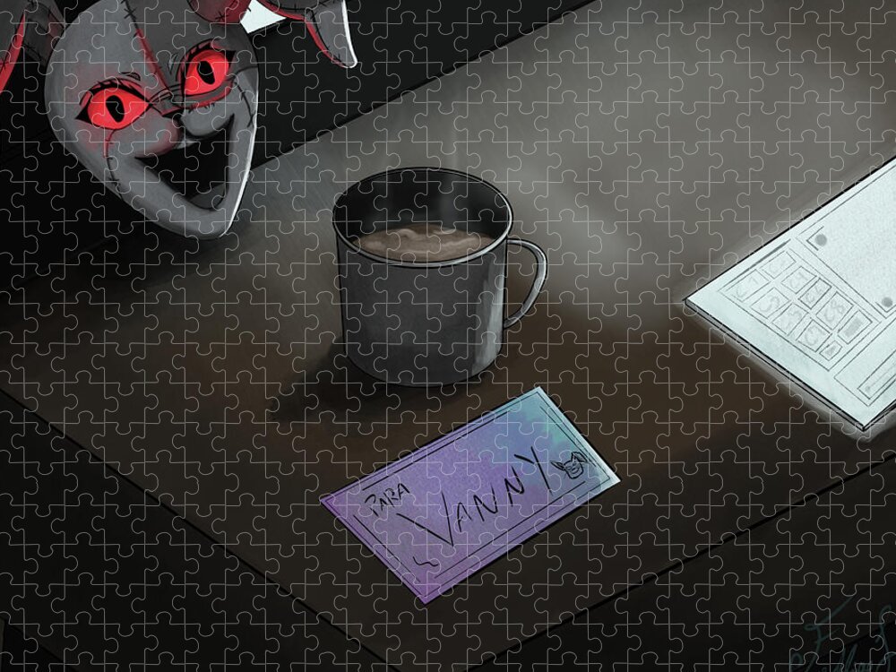 Solve FNAF - Vanny x Glitchtrap jigsaw puzzle online with 9 pieces