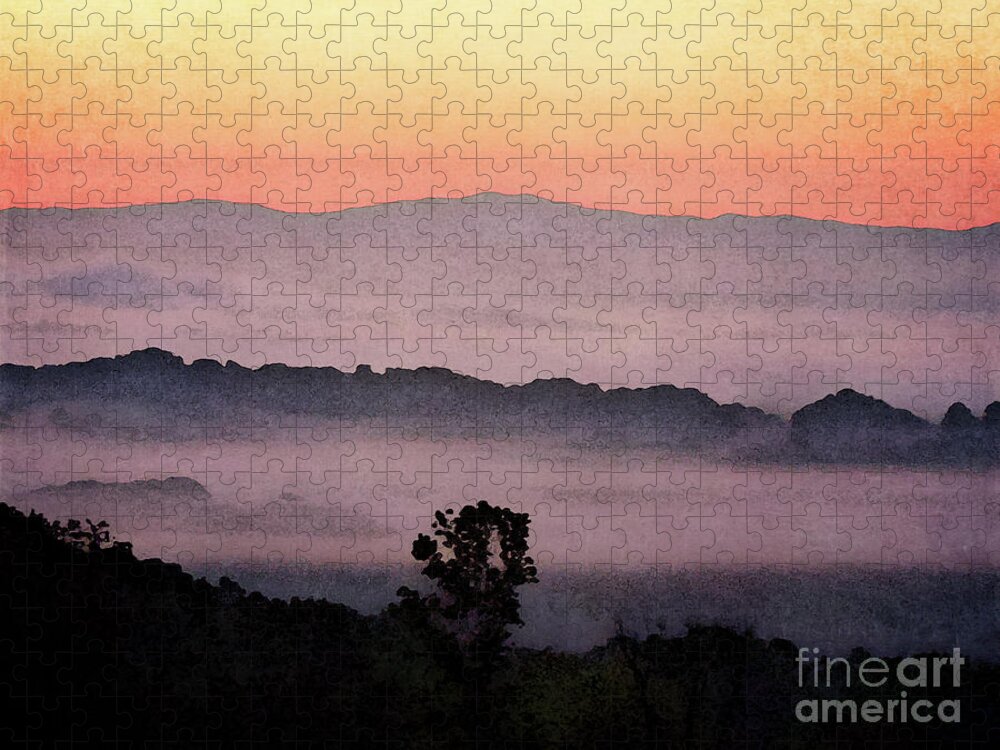 Tennessee Jigsaw Puzzle featuring the photograph Foothills of the Smoky Mountains by Phil Perkins