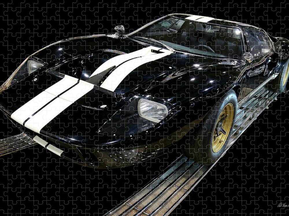 Ford Gt Jigsaw Puzzle featuring the photograph Ford GT by Peter Kraaibeek