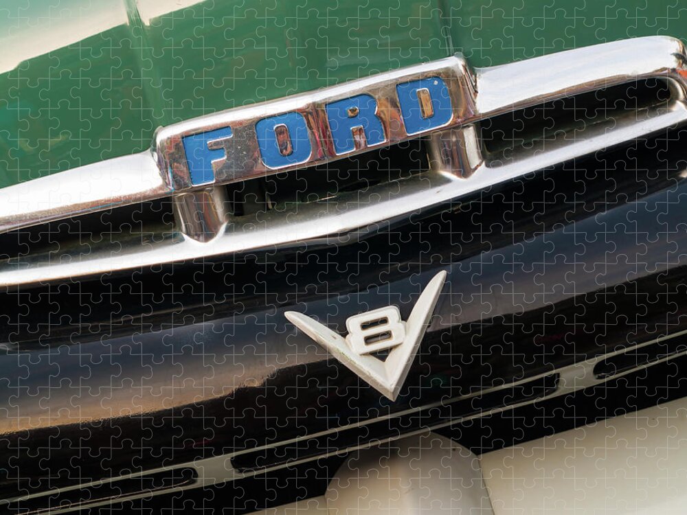 Ford Jigsaw Puzzle featuring the photograph Ford V8 by Stewart Helberg