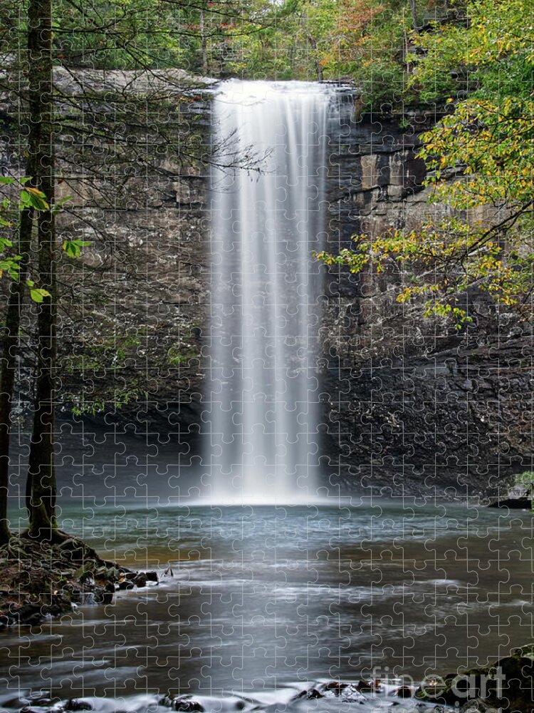 Foster Falls Jigsaw Puzzle featuring the photograph Foster Falls 13 by Phil Perkins