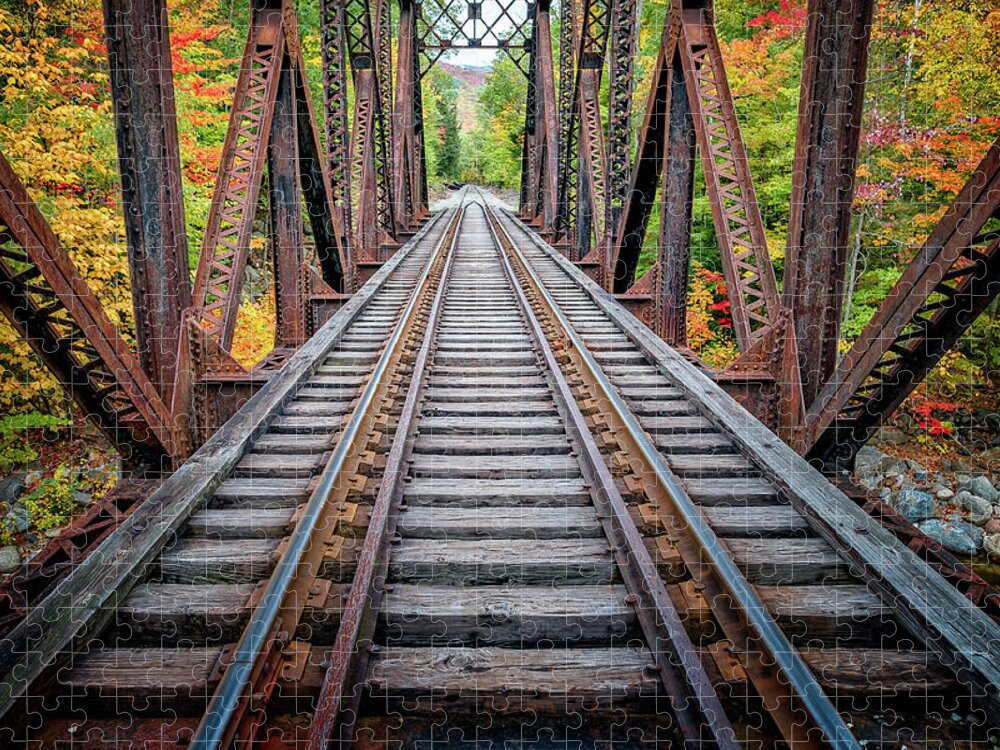 New Hampshire Jigsaw Puzzle featuring the photograph Fourth Iron, Autumn by Jeff Sinon