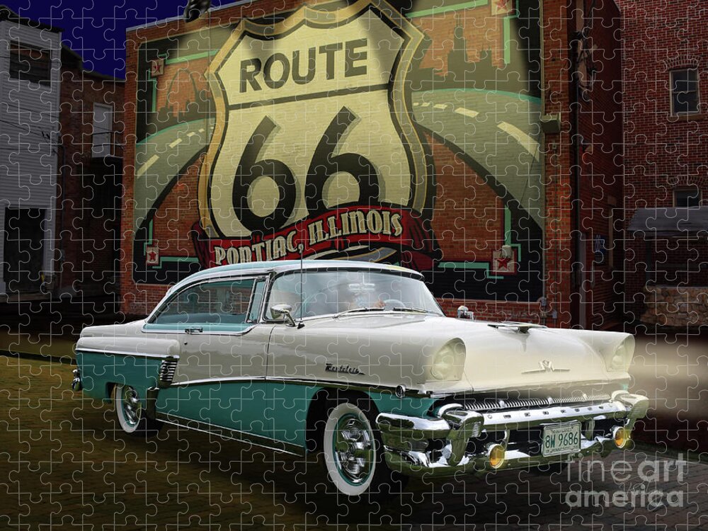 Pontiac Jigsaw Puzzle featuring the photograph Getting Kicks by Ron Long