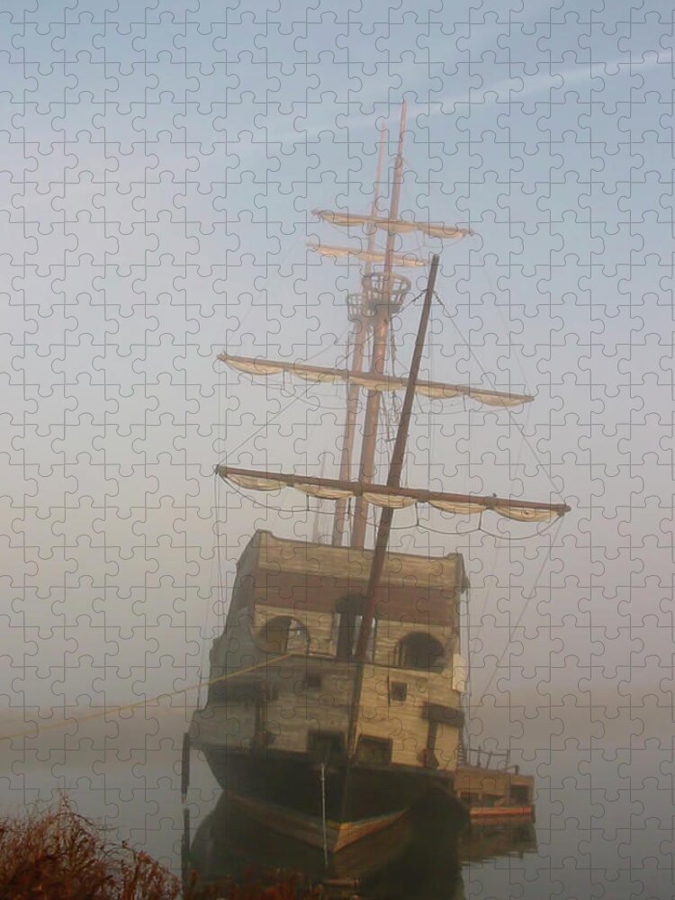 Pirate Jigsaw Puzzle featuring the photograph The Ghost Ship - Niagara, Ontario by Kenneth Lane Smith