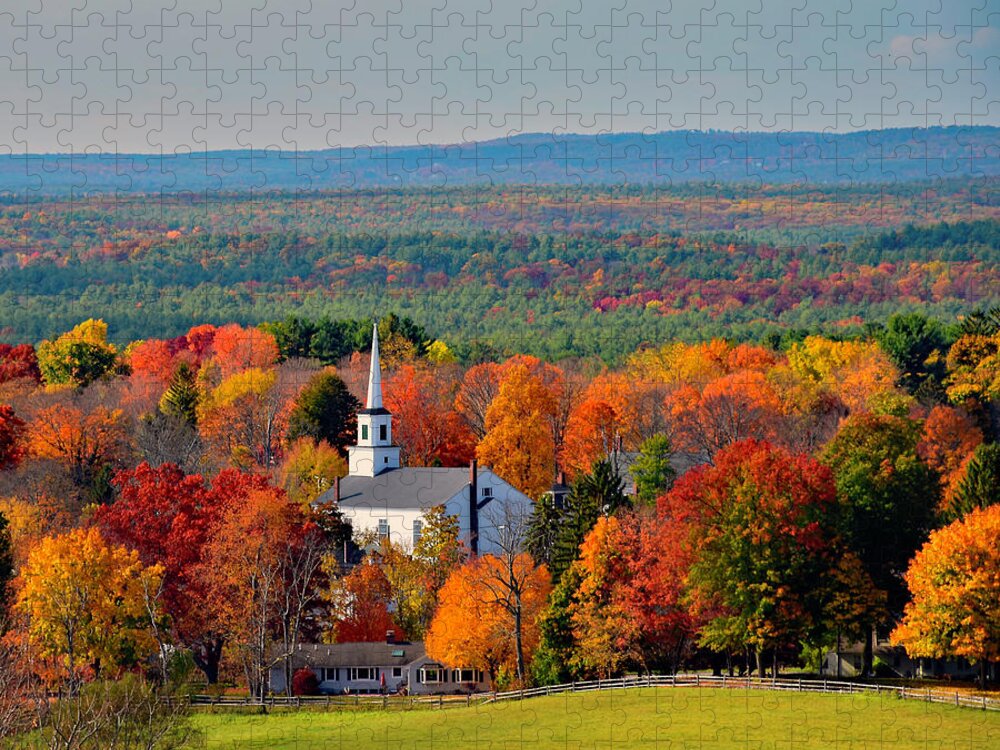 Gibbet Hill Jigsaw Puzzle featuring the photograph Gibbet Hill by Monika Salvan