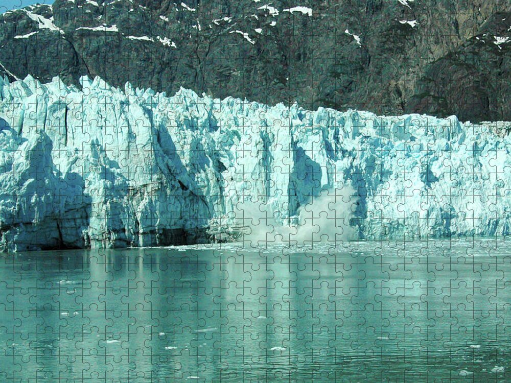 Ice Jigsaw Puzzle featuring the photograph Glacier Bay-Alaska by Steve Templeton