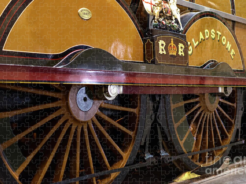 Gladstone Jigsaw Puzzle featuring the photograph Gladstone steam train by Pics By Tony