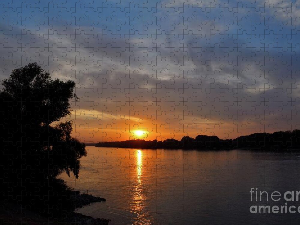 Harmony Jigsaw Puzzle featuring the photograph Golden Eye of Sunlight by Leonida Arte