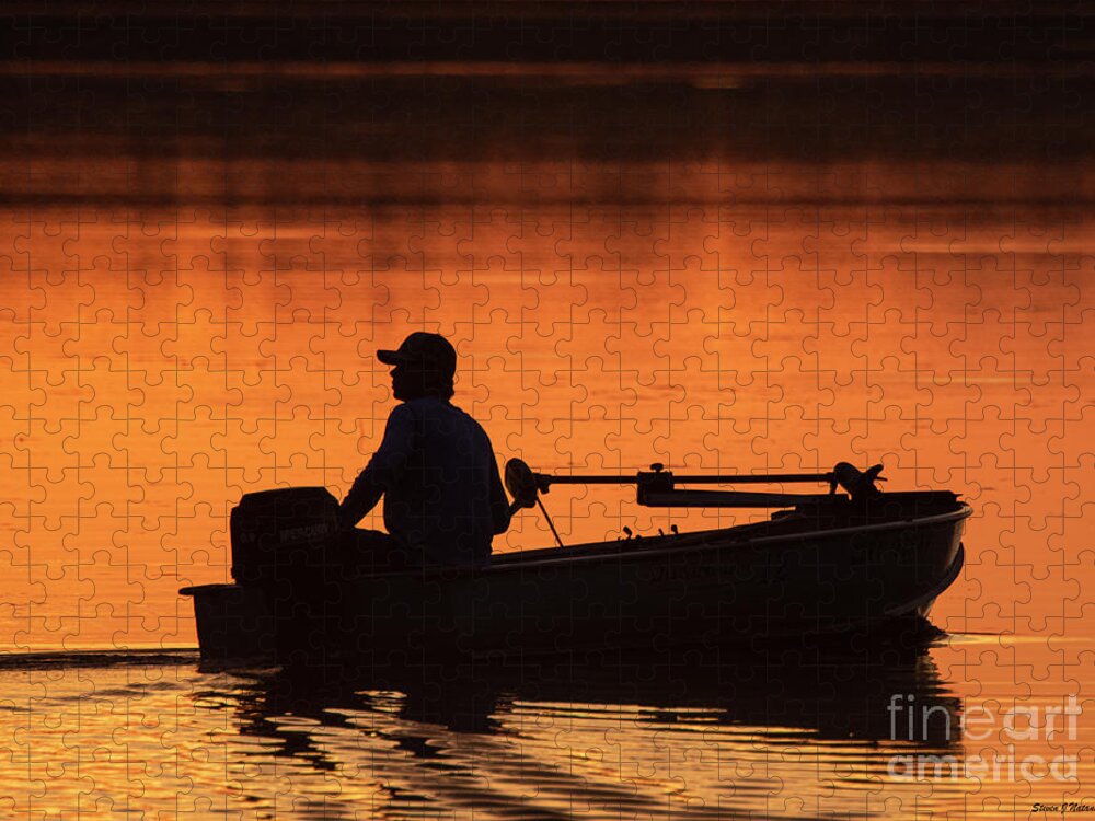 Natanson Jigsaw Puzzle featuring the photograph Gone Fishing by Steven Natanson