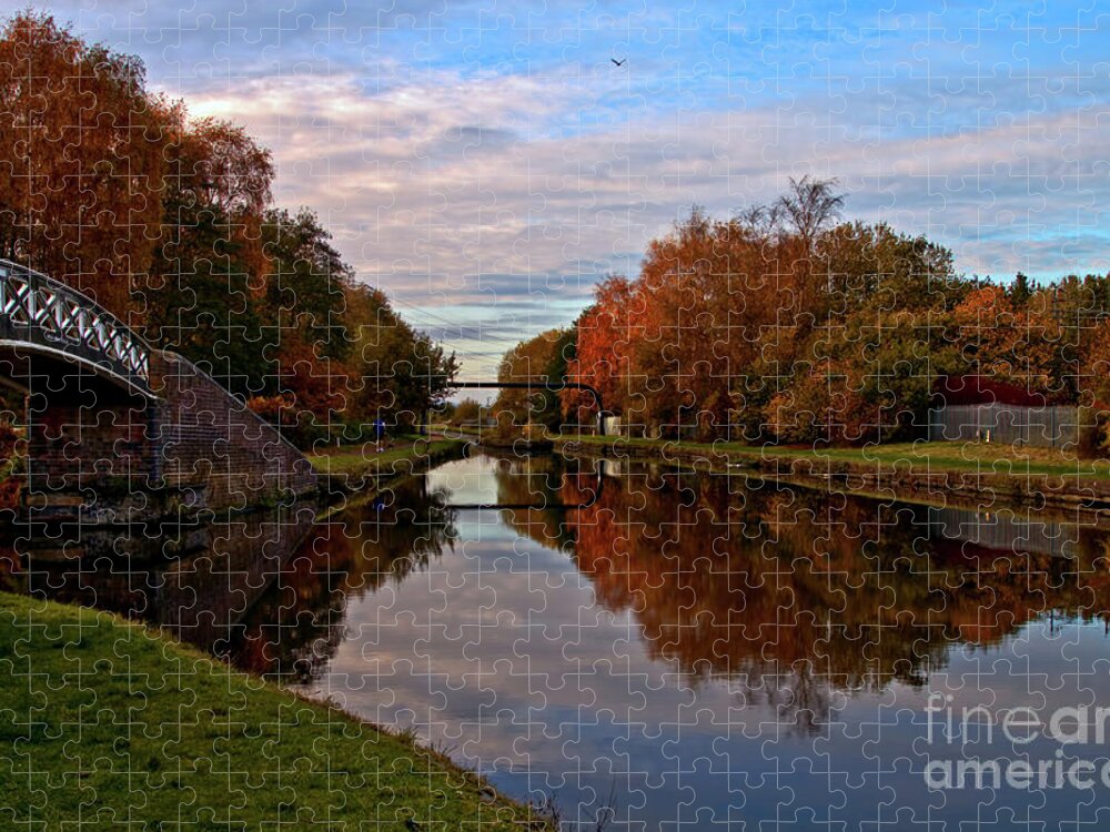 Autumn Jigsaw Puzzle featuring the photograph Gower Branch Junction by Baggieoldboy