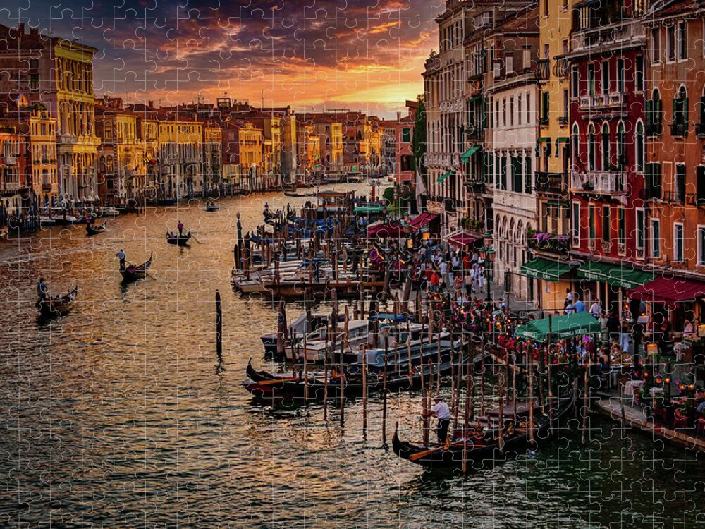 Grand Canal Jigsaw Puzzle featuring the photograph Grand Canal #2 by Harry Spitz