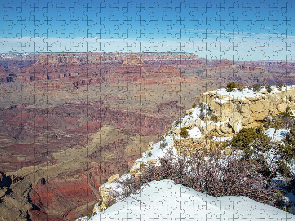 Grand Canyon Jigsaw Puzzle featuring the photograph Grand Canyon #4 by Steve Templeton