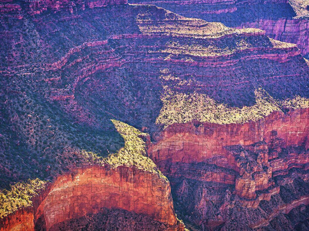 Grand Canyon National Park Jigsaw Puzzle featuring the photograph Grand Canyon Arizona 9 by Tatiana Travelways