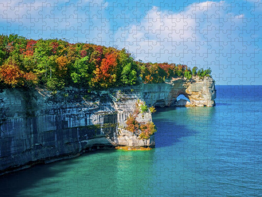 Grand Portal Point Jigsaw Puzzle featuring the digital art Grand Portal Point by Kevin McClish