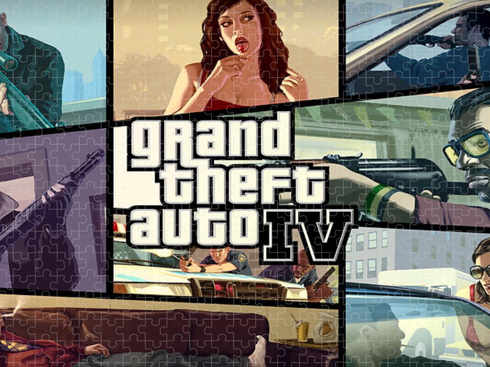 Grand Theft Auto 4 Poster GTA 4 Poster Video Game Poster 
