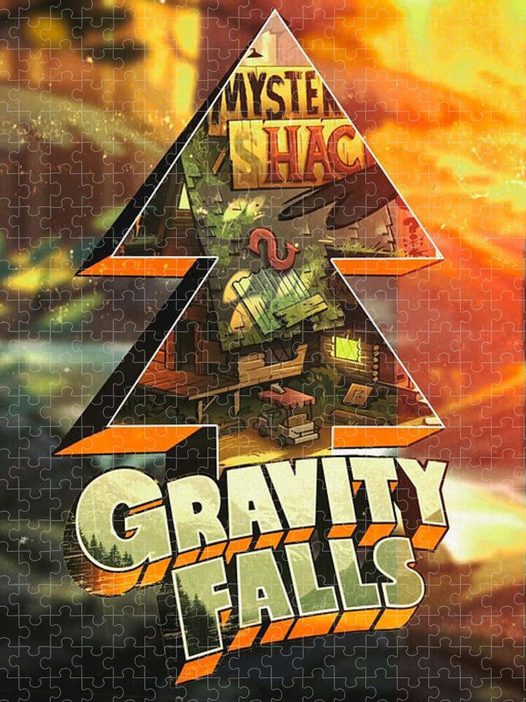 Permission Not essential Contraction Gravity Falls Mystery Shack Jigsaw Puzzle by Anthony E Burdette - Pixels