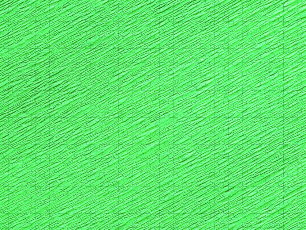 Green Crepe Paper Texture Jigsaw Puzzle
