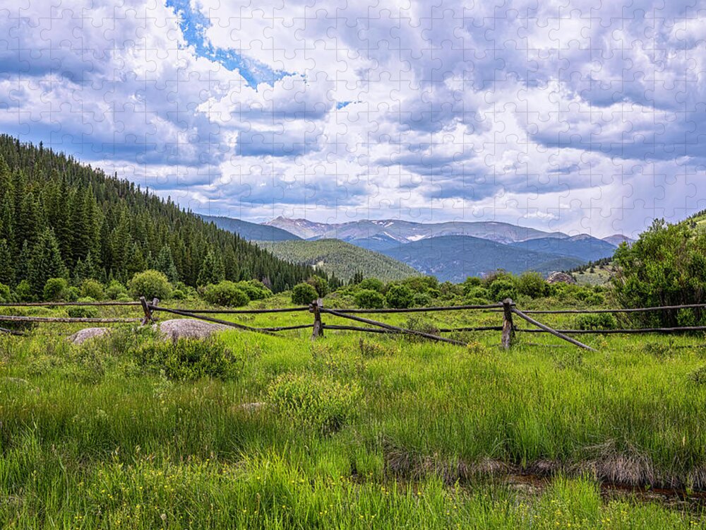 Guanella Pass Jigsaw Puzzle featuring the photograph Guanella Pass Landscape by Lorraine Baum