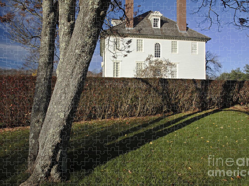 Maine Jigsaw Puzzle featuring the photograph Hamilton House - South Berwick Maine USA by Erin Paul Donovan