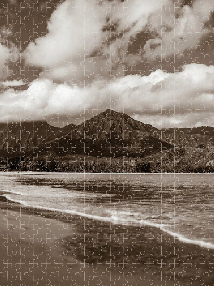 Hawaii Jigsaw Puzzle featuring the photograph Hanalei Bay by David Whitaker Visuals