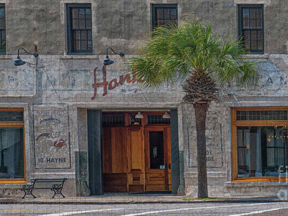 Hanks Jigsaw Puzzle featuring the photograph Hanks Seafood - Charleston South Carolina by Dale Powell