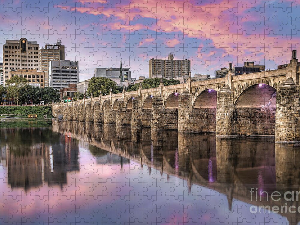 Harrisburg Jigsaw Puzzle featuring the photograph Harrisburg, Pennsylvania by Shelia Hunt