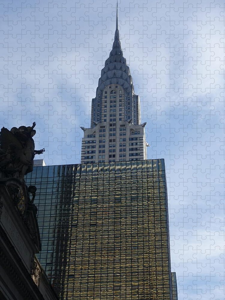 Chrysler Jigsaw Puzzle featuring the photograph Hello Chrysler Building by Patricia Caron